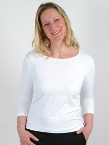 The 3/4 Sleeve Crewneck Tee by A'nue Miami