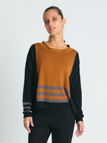 Triple Stripe Crewneck by Planet by Lauren G