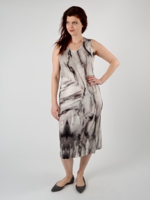 Waterfall Print Dress by Kinross Cashmere