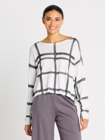 Windowpane Sweater by Planet by Lauren G