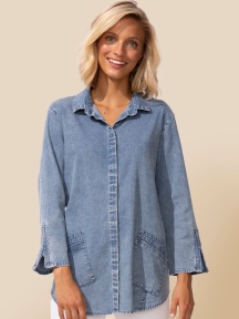 Zip Sleeve Shirt by Habitat