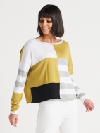1/2 Stripe Sweater by Planet