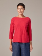3/4 Slv Boatneck Tee by Cut Loose