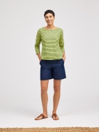 3/4 Slv Boatneck Top by Cut Loose