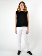 5 Pocket White Jean by Peace Of Cloth