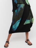 Abstract Midi Skirt by Ozai N Ku