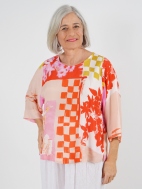Abstract Print Top by Alembika