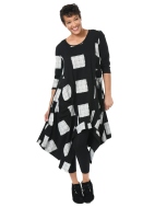 Black Chex Lexi Dress by Snapdragon & Twig