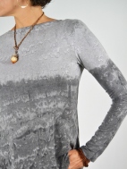 Boat Neck LS Relaxed Tee by Annie Turbin