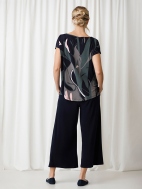 Boatneck Dolman Top Cap Sleeve by Sympli