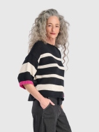 Boxy Stripes Sweater by Alembika