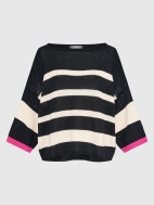 Boxy Stripes Sweater by Alembika