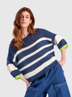 Boxy Stripes Sweater by Alembika