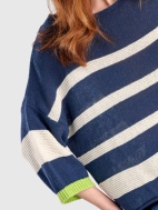 Boxy Stripes Sweater by Alembika