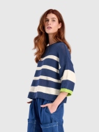 Boxy Stripes Sweater by Alembika