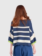 Boxy Stripes Sweater by Alembika