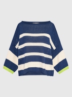 Boxy Stripes Sweater by Alembika