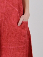 Cherry Linen Dress by Inizio
