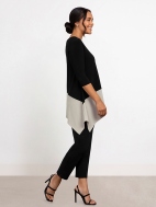Color Block 3/4 Sleeve Reversible Angle by Sympli