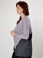 ColorBlock Cardigan by Kinross Cashmere