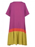 Colorblock Linen Dress by Alembika