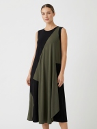 Colorblock Midi Dress