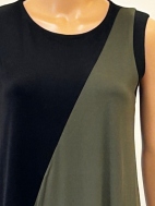 Colorblock Midi Dress by Ozai N Ku