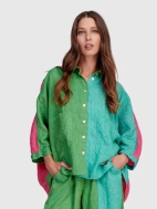 Colorblock Relaxed Shirt by Alembika