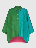 Colorblock Relaxed Shirt by Alembika