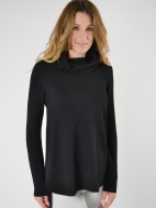 Cowl Pleat Back Tunic by Kinross Cashmere