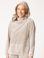 Cozy Velour Tranquil Top by Habitat