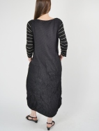 Crinkle Stripe Dress by Alembika