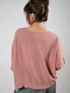 Crinkled Pocket Blouse by Grizas