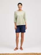 Crop Shoulder Tee by Cut Loose