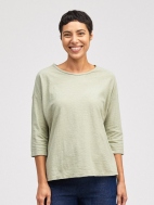 Crop Shoulder Tee by Cut Loose