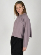 Crop V-Neck Shirt by Bryn Walker