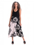 Dahlia Print Sleeveless Maxi Dress by Alembika