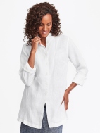 Dame Long Linen Blouse by Flax