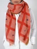 Davy Plaid Scarf by Amet & Ladoue