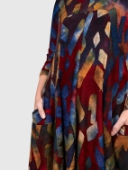 Dayglow Crew Cocoon Dress by Alembika