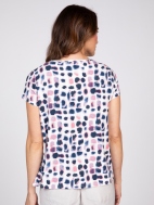 Dot Cap Slv Tee by Olivia by Habitat