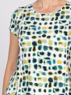 Dot Cap Slv Tee by Olivia by Habitat