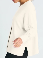Fine Line Crewneck Sweater by Planet by Lauren G