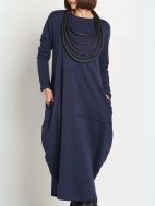French Terry Bubble Dress by Planet by Lauren G