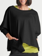 French Terry Drop Pocket Tee by Planet by Lauren G