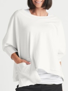 French Terry Drop Pocket Tee by Planet by Lauren G