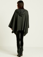 French Terry Zipped Up Poncho by Planet by Lauren G