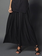 Glitter Pinstripe Evening Gauchos by Alembika