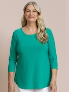 Go To Classic 3/4 Sleeve Relaxed Tee by Sympli