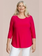 Go To Classic 3/4 Sleeve Relaxed Tee by Sympli